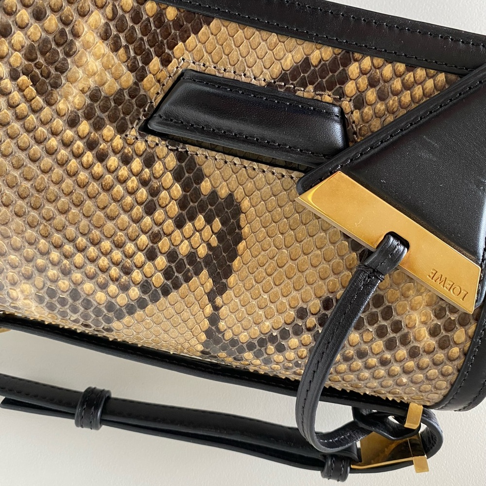LOEWE Small Python Barcelona Bag - Picture 11 of 12